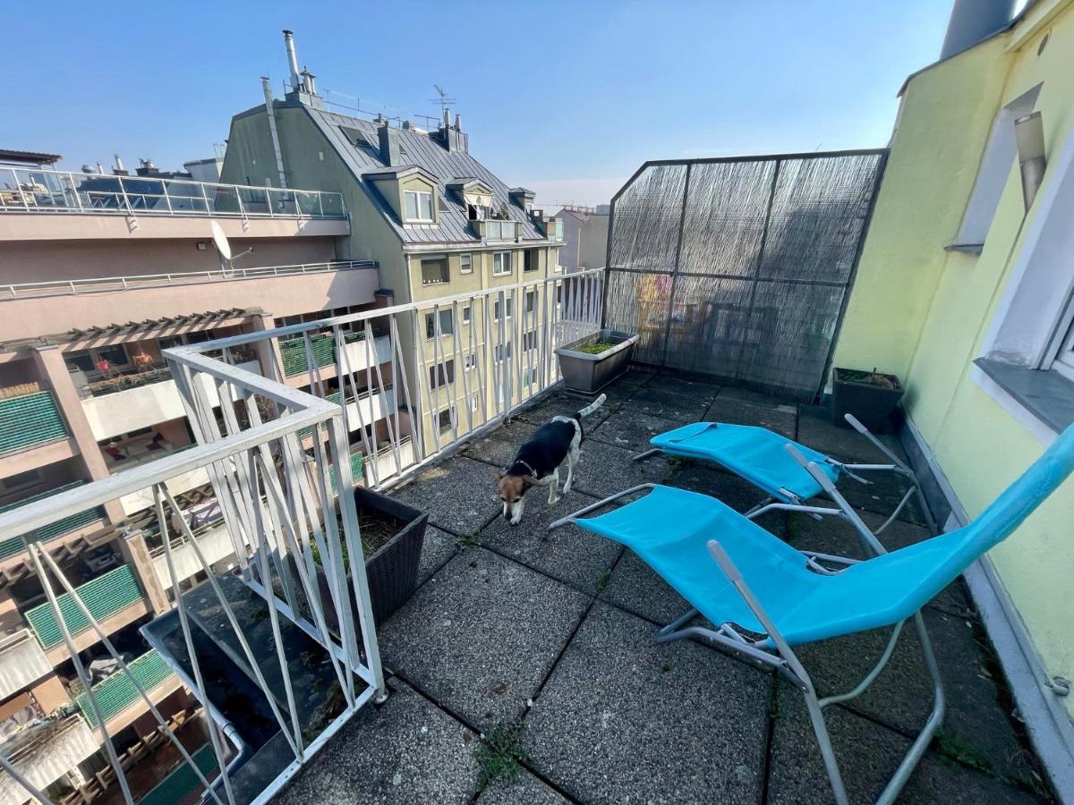 Cosy Flat With Huge Terrasse! Long Or Shortterm Apartman Bécs Kültér fotó